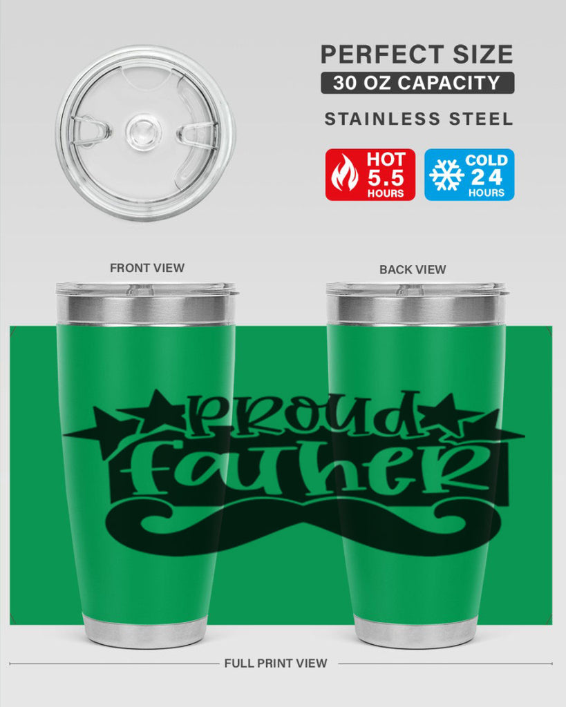 proud father 21#- fathers day- Tumbler