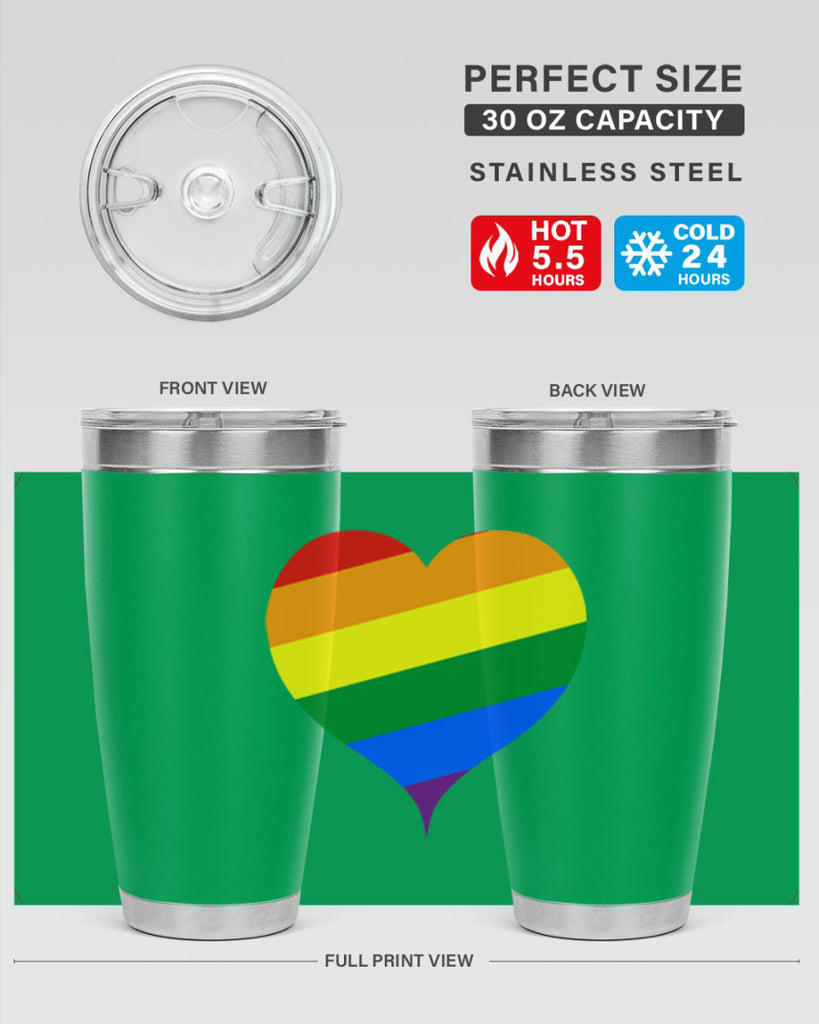 rainbow hear 8#- lgbt- Tumbler