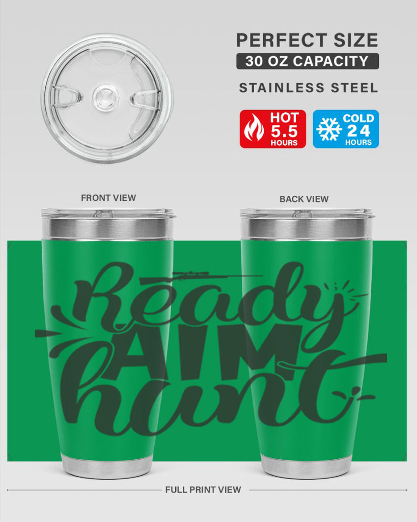 ready aim hunt 4#- hunting- Tumbler