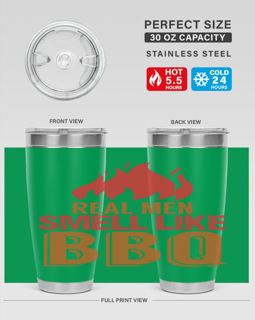 real men smell like bbq 16#- bbq- Tumbler