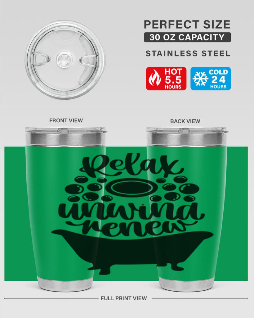 relax unwind renew 19#- bathroom- Tumbler