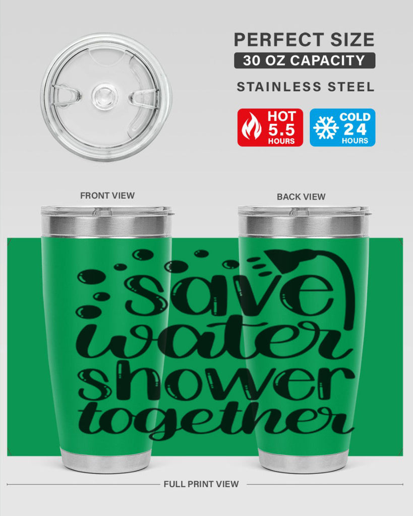 save water shower together 18#- bathroom- Tumbler