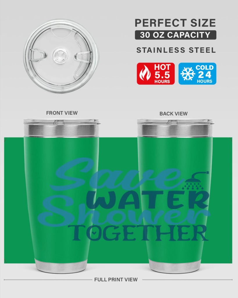 save water shower together 60#- bathroom- Tumbler