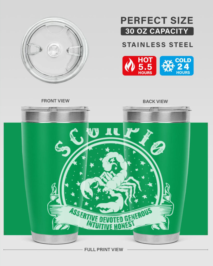 scorpio 30#- zodiac- Tumbler