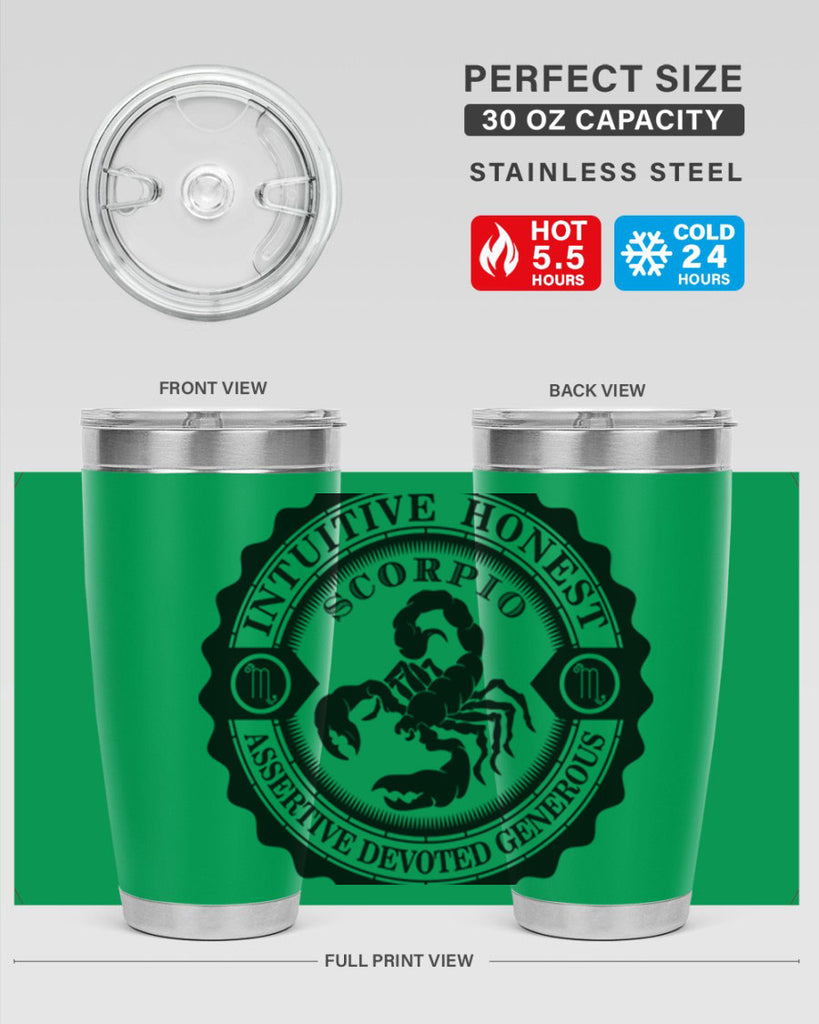 scorpio 31#- zodiac- Tumbler