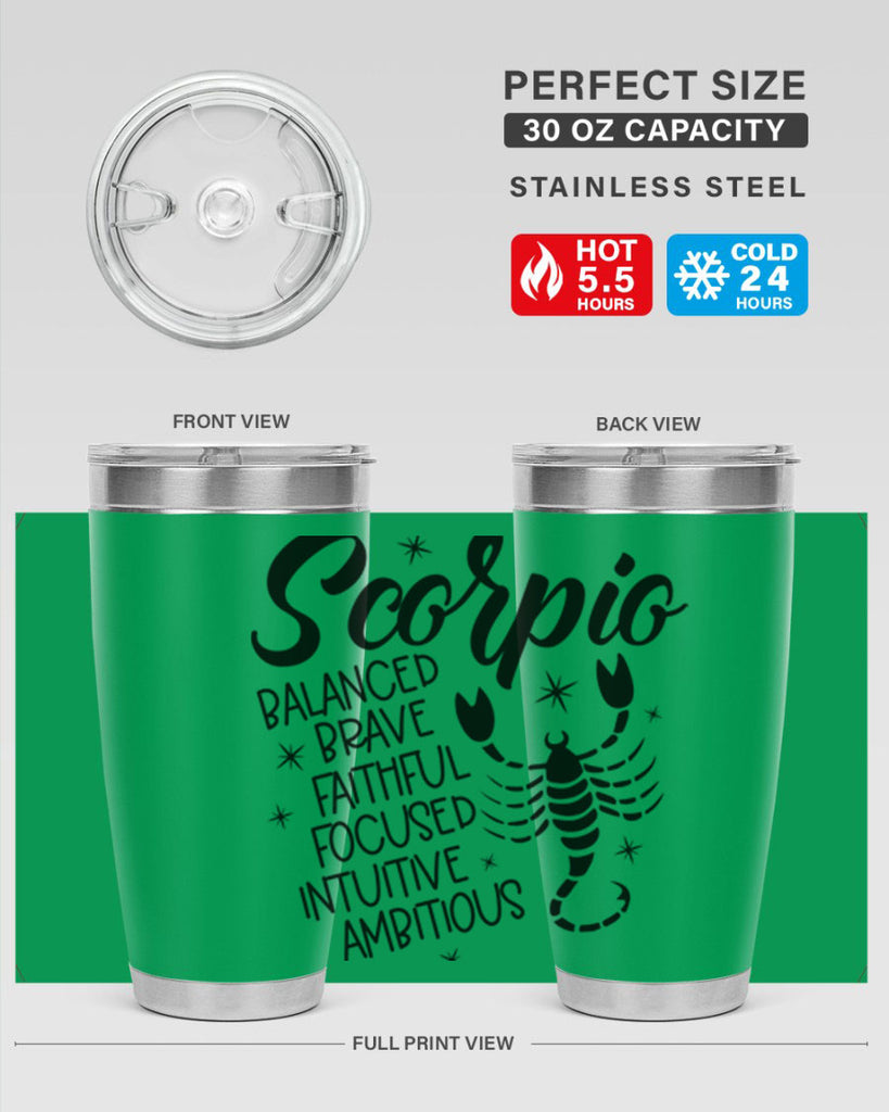 scorpio 436#- zodiac- Tumbler