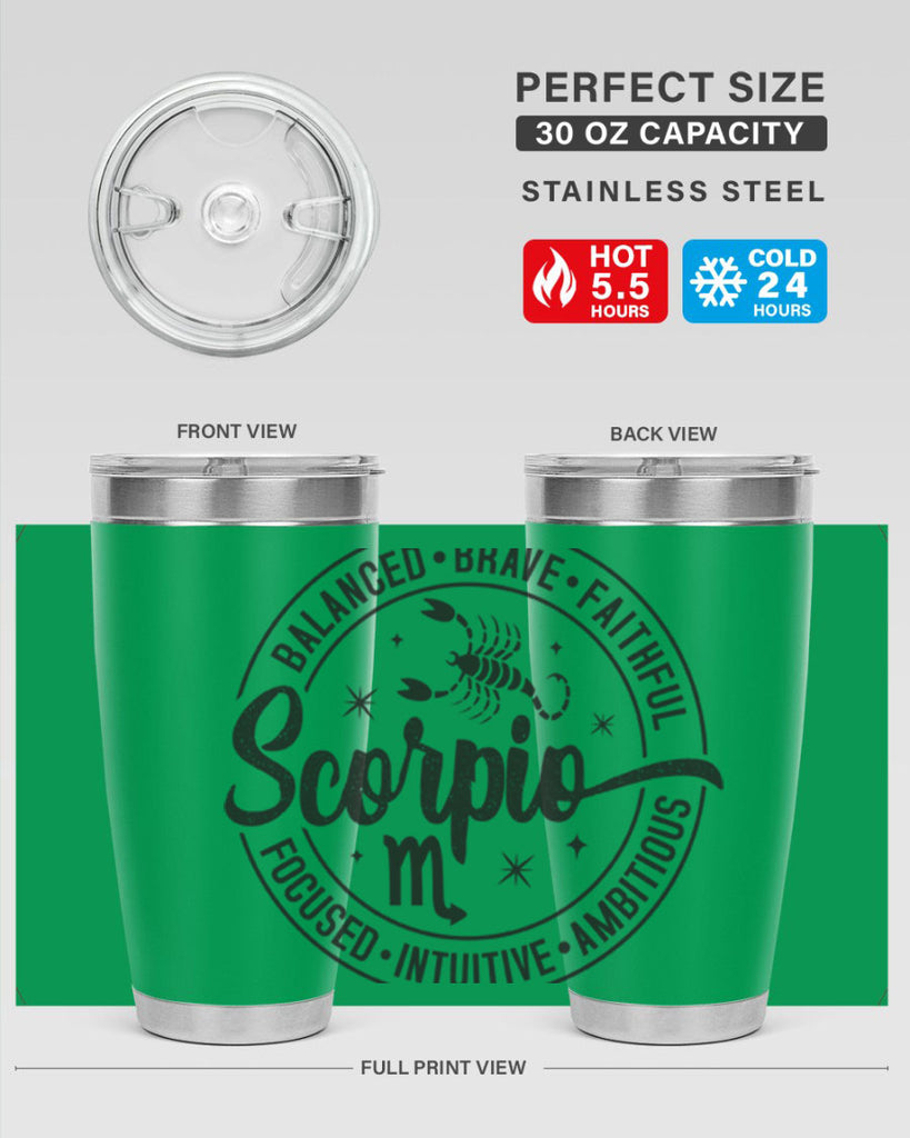 scorpio 438#- zodiac- Tumbler