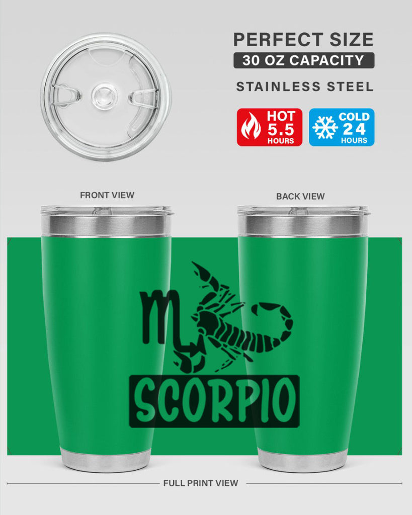 scorpio 440#- zodiac- Tumbler