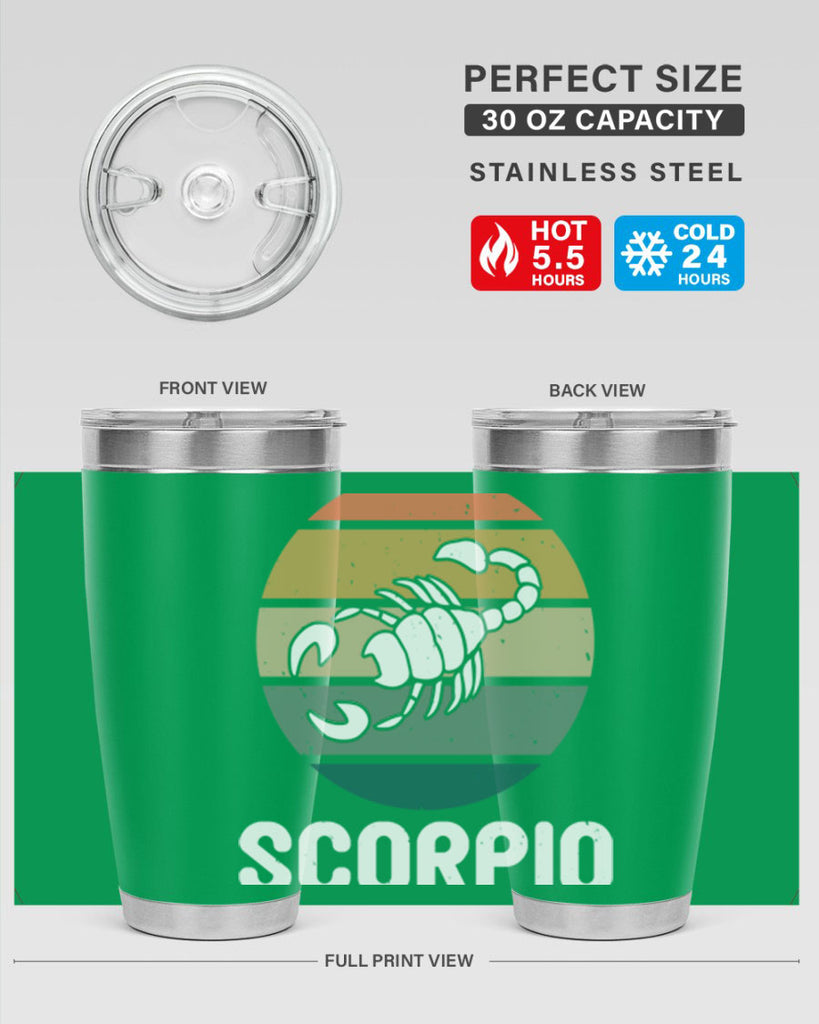 scorpio 451#- zodiac- Tumbler