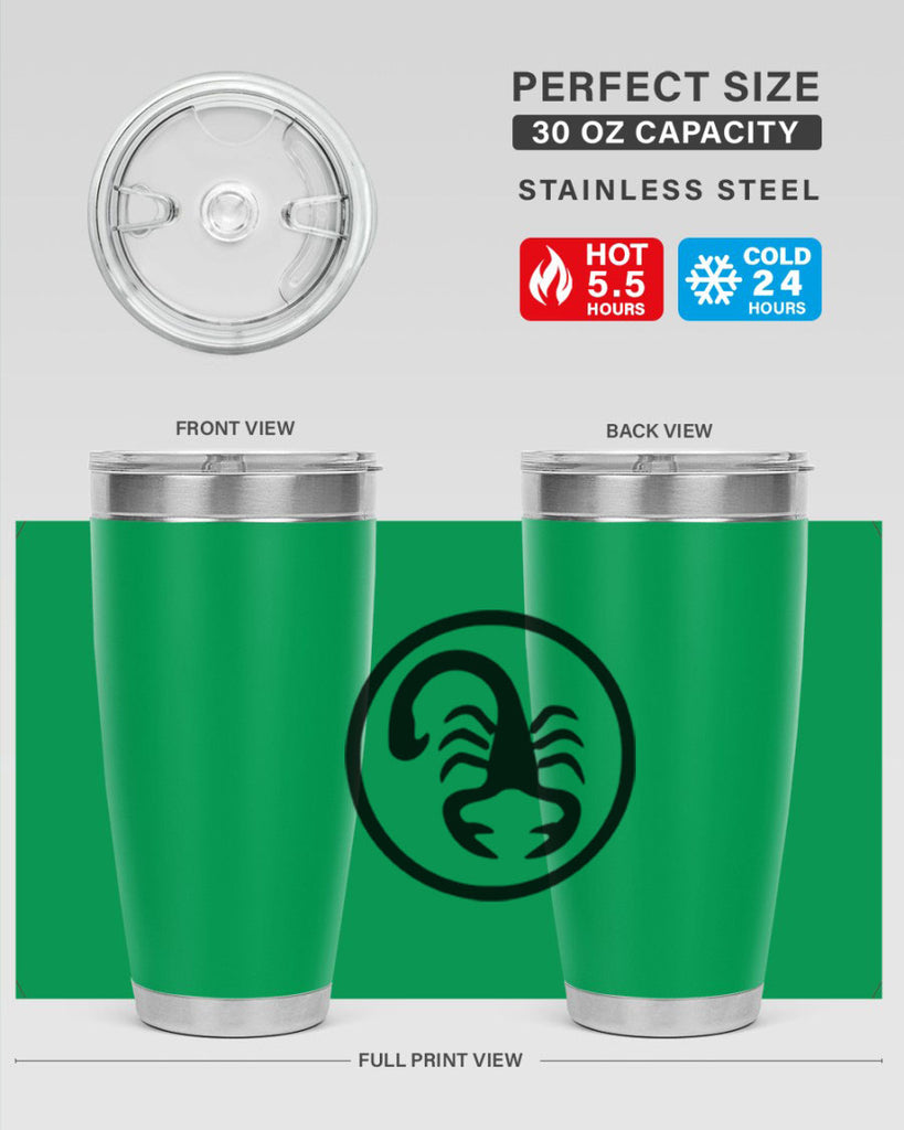 scorpio 452#- zodiac- Tumbler