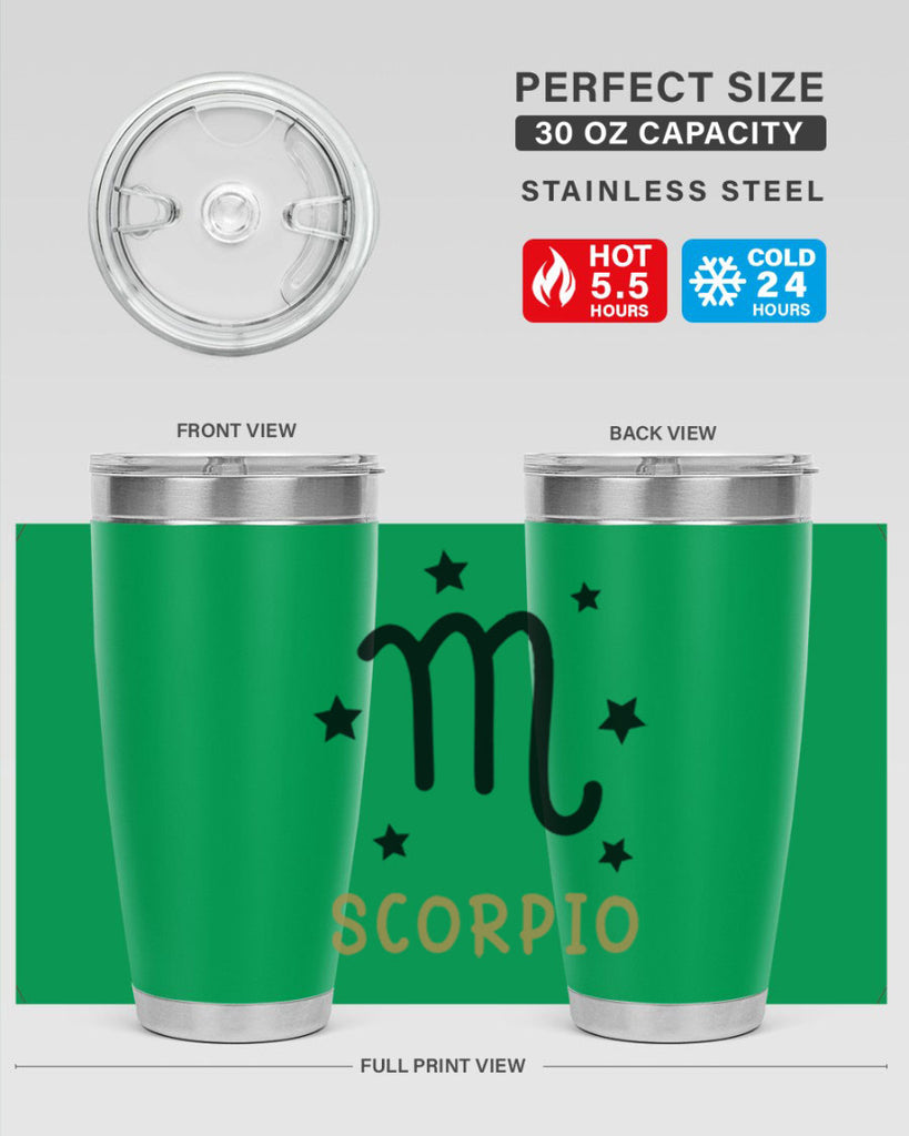 scorpio 455#- zodiac- Tumbler