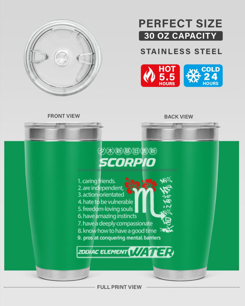scorpio 456#- zodiac- Tumbler