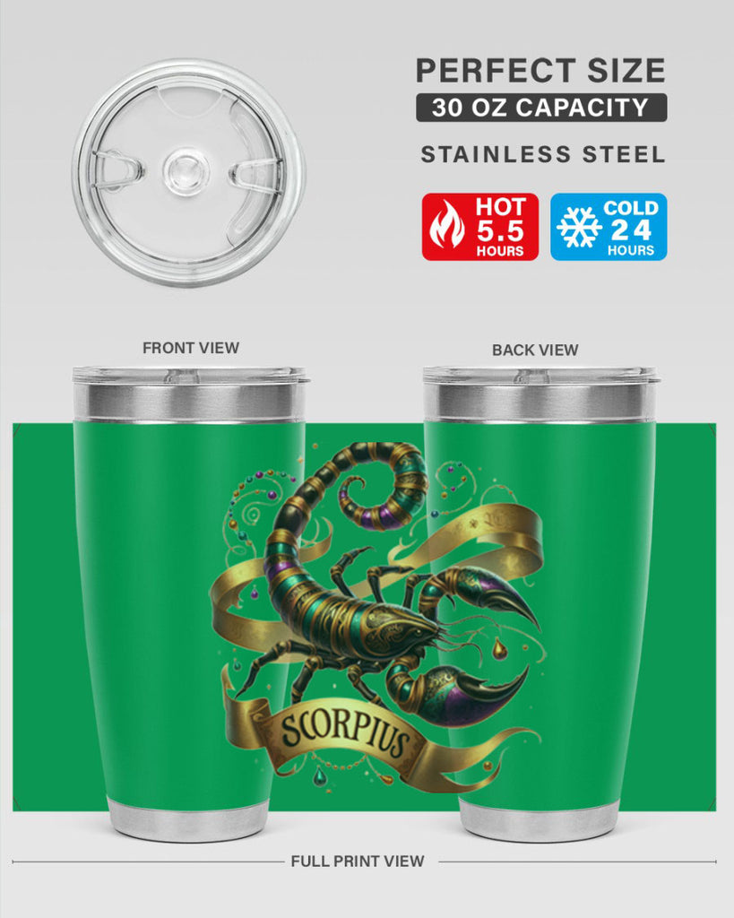 scorpio 459#- zodiac- Tumbler