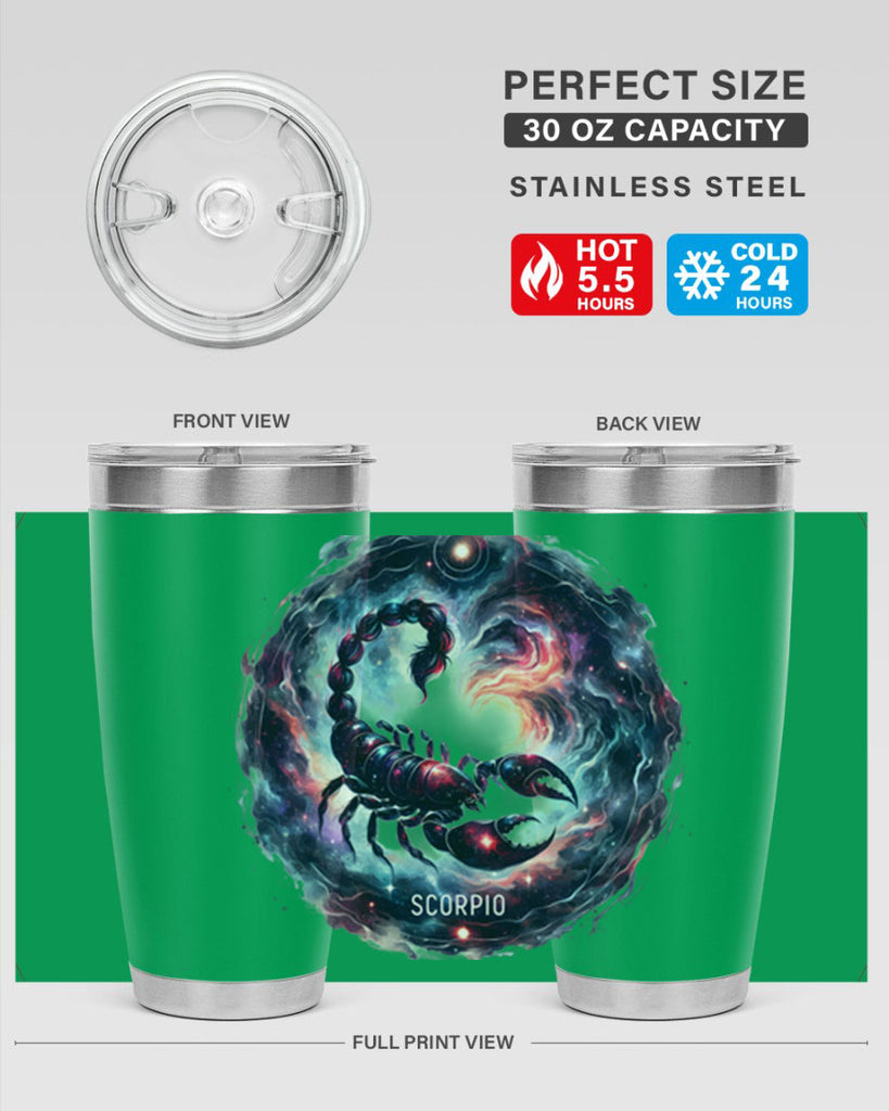 scorpio 461#- zodiac- Tumbler