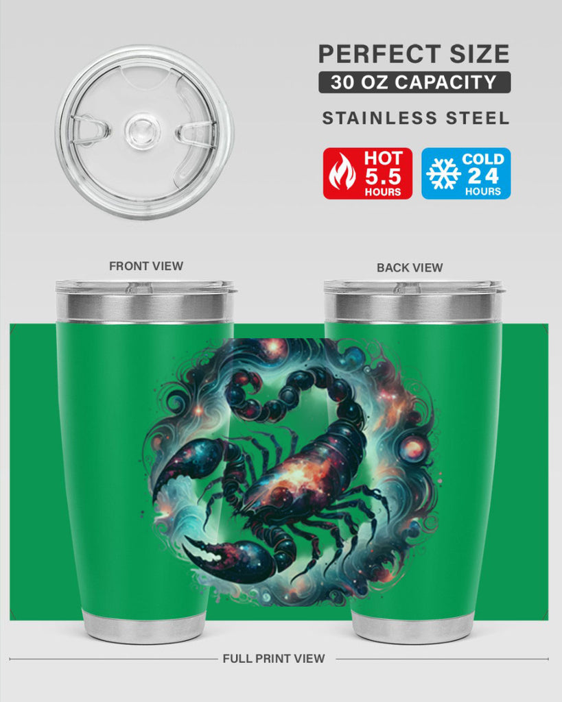 scorpio 462#- zodiac- Tumbler