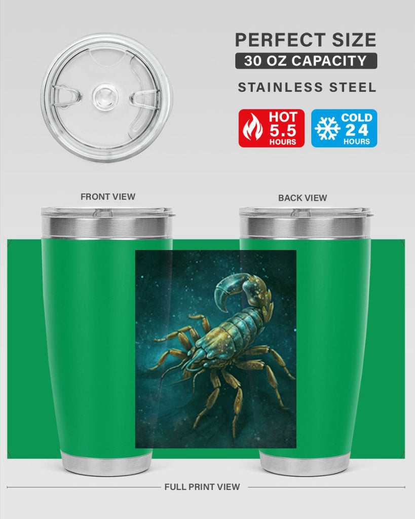 scorpio 46#- zodiac- Tumbler