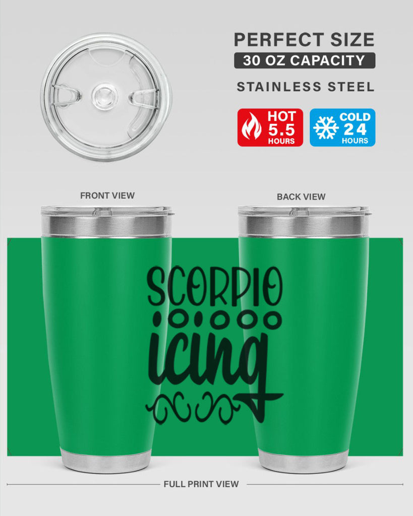 scorpio icing 441#- zodiac- Tumbler