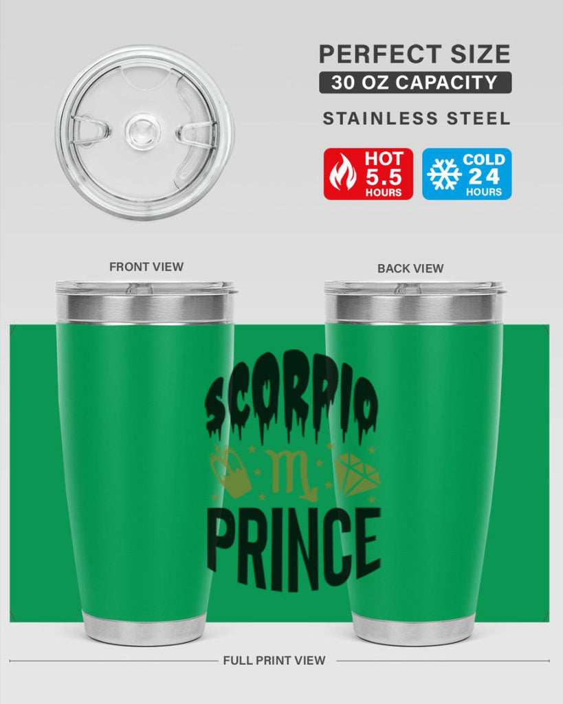 scorpio prince 445#- zodiac- Tumbler