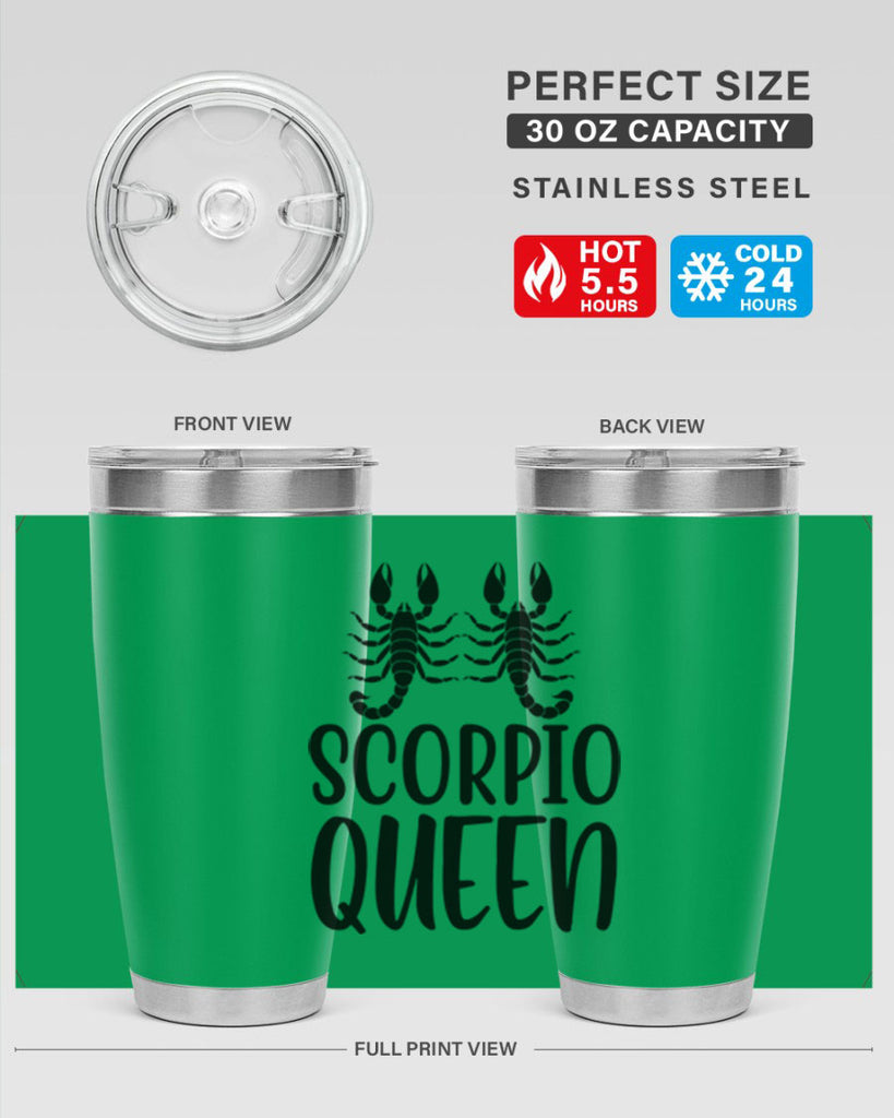 scorpio queen 446#- zodiac- Tumbler