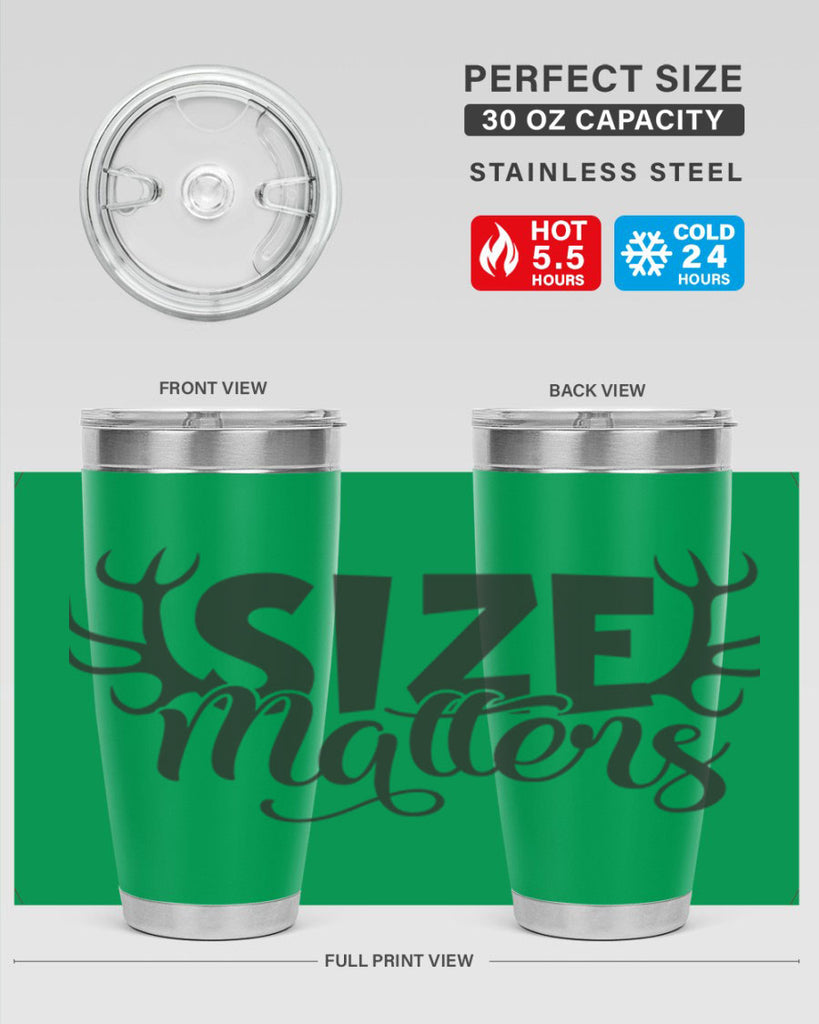 size matters 2#- hunting- Tumbler