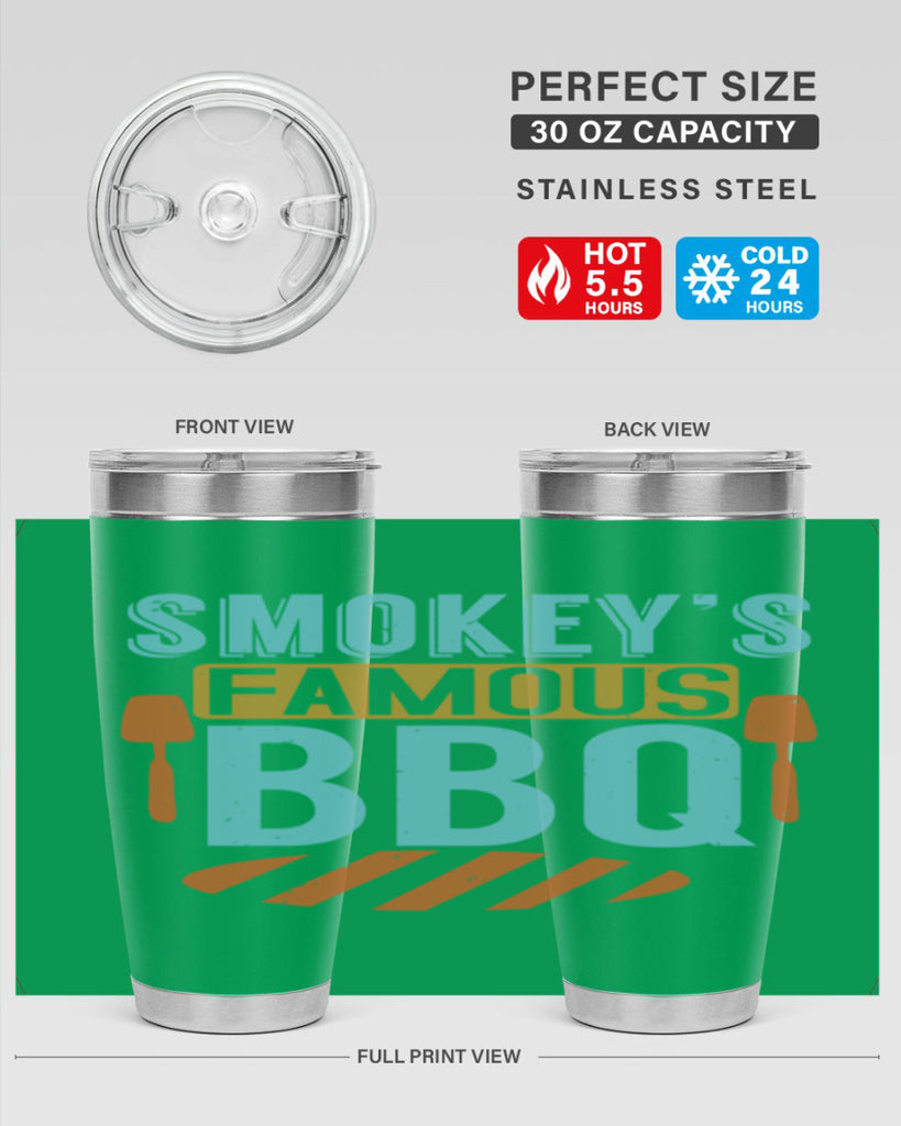 smokeys famous bbq 11#- bbq- Tumbler