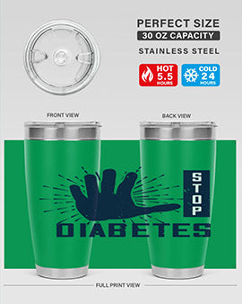 stop diabetes Style 12#- diabetes- Tumbler