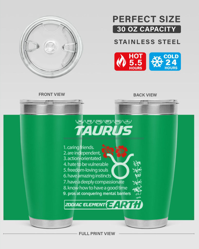 taurus 518#- zodiac- Tumbler