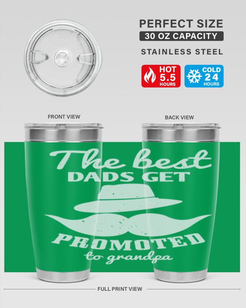 the best dads get promoted 164#- fathers day- Tumbler