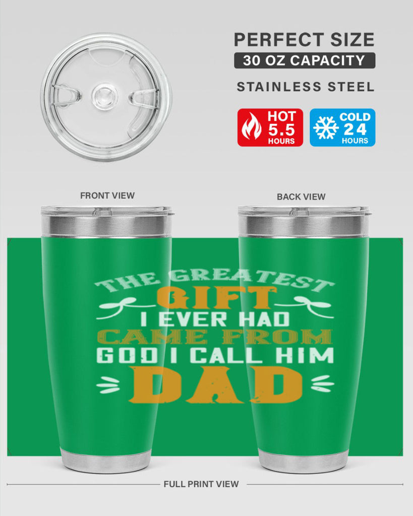 the gratest gift i ever had came from 6#- grandpa - papa- Tumbler