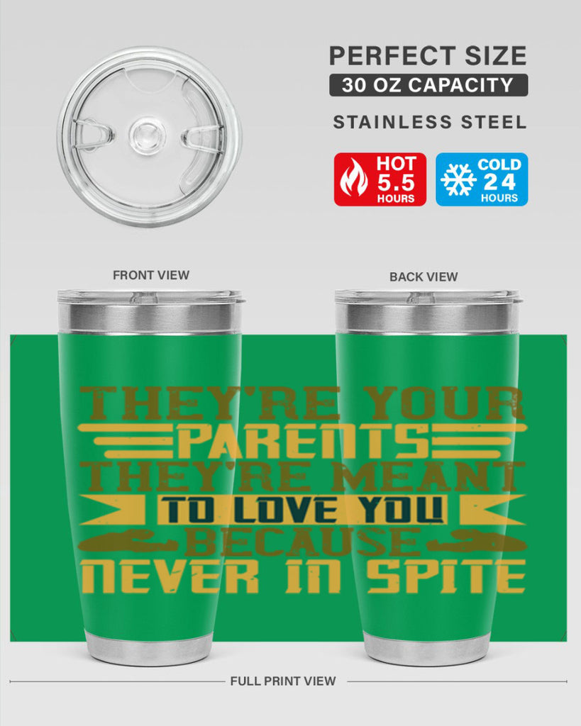 they’re your parents they’re meant to love you because never in spite 13#- Parents Day- Tumbler