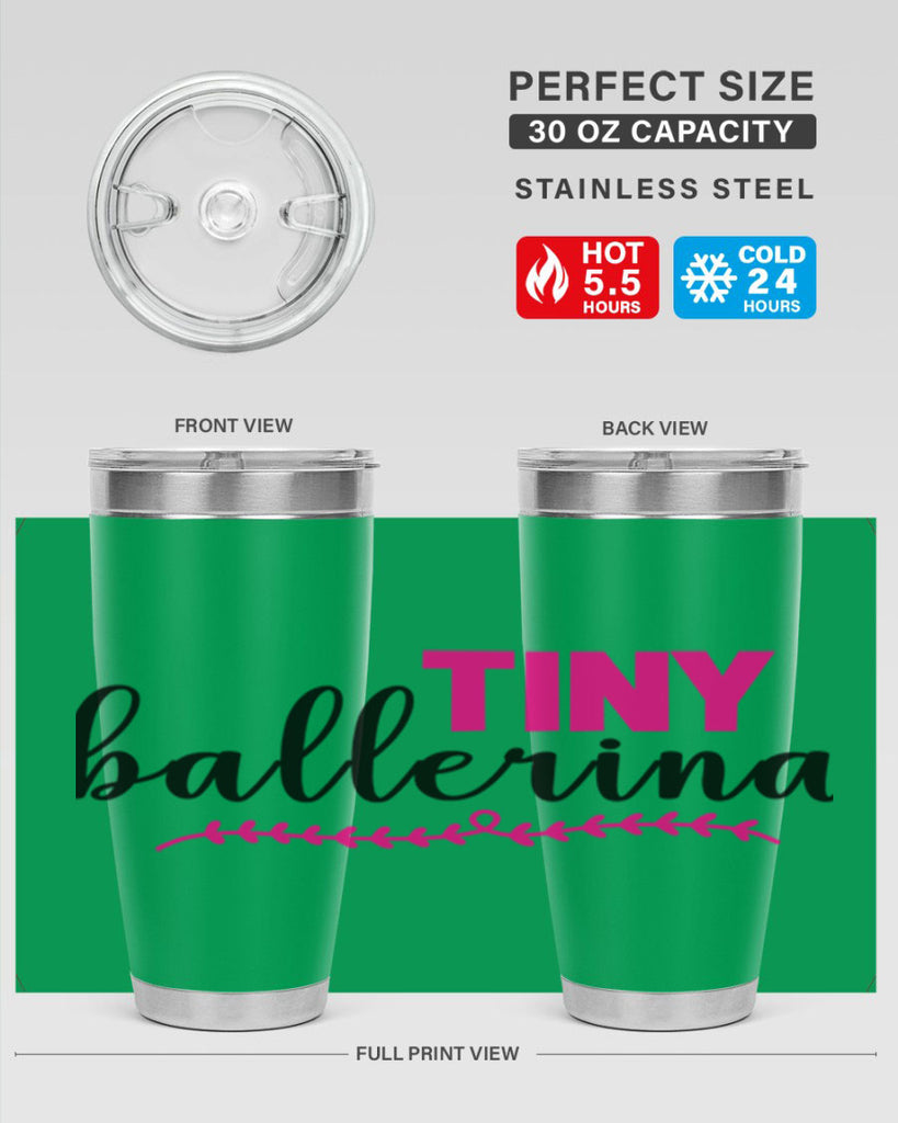 tiny ballerina 87#- ballet- Tumbler