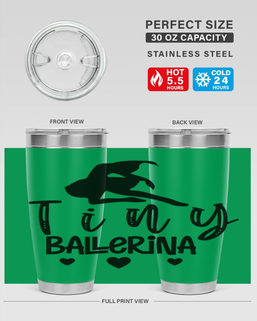 tiny ballerina 88#- ballet- Tumbler