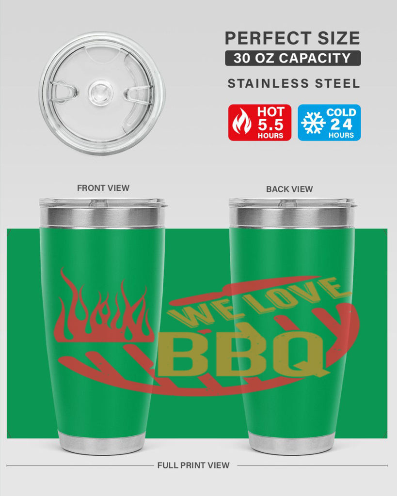 we love bbq 7#- bbq- Tumbler
