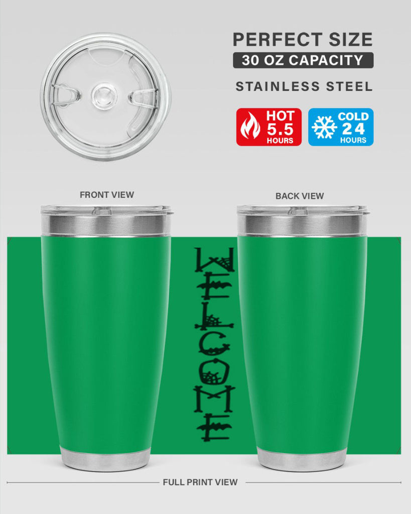 welcome 12#- halloween- Tumbler