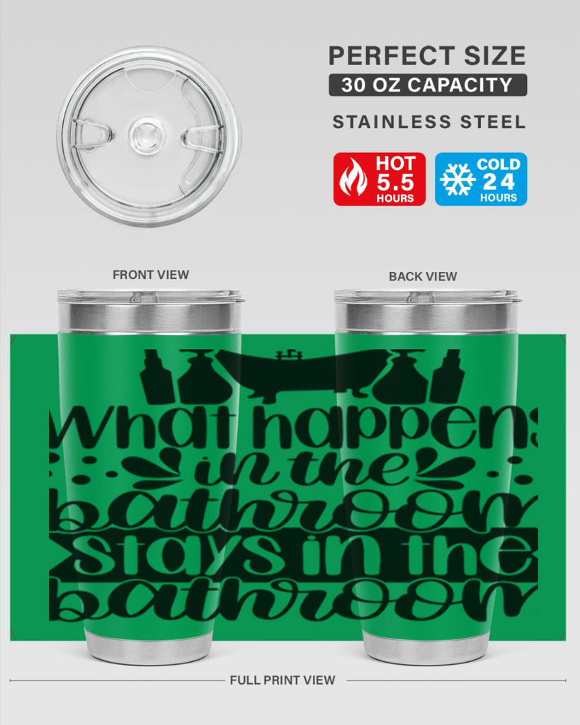 what happens in the bathroom 6#- bathroom- Tumbler