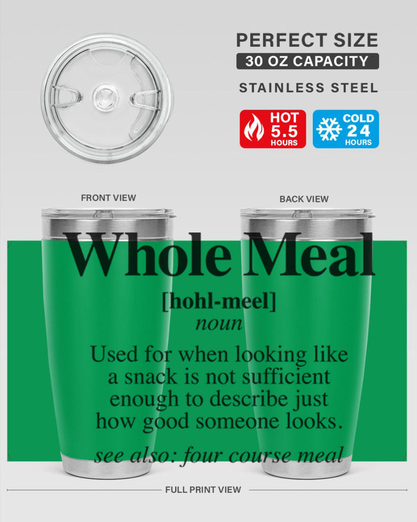 whole meal 10#- black words phrases- Cotton Tank