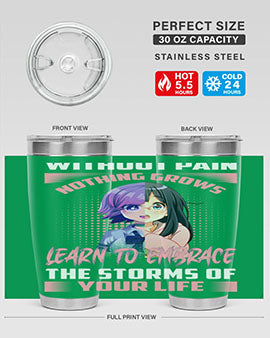 without pain nothing grows learn to embrace the storms of your life288#- anime- Tumbler