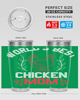 world’s best chicken mom Style 1#- chicken- Tumbler