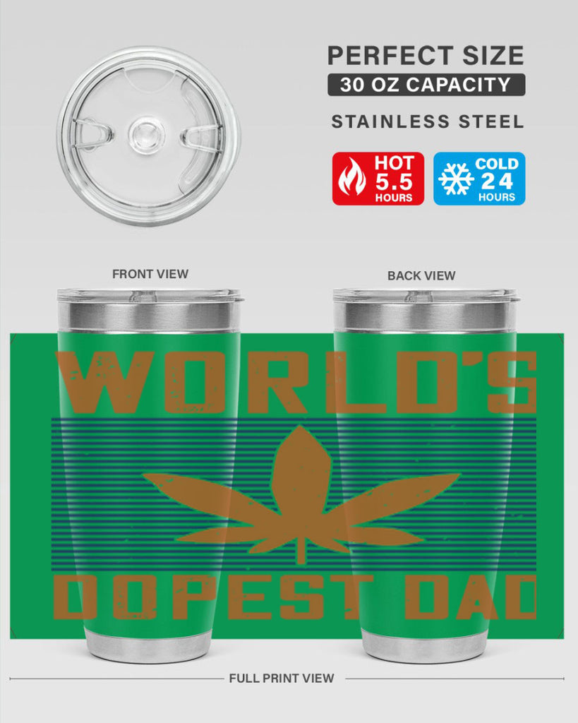 worlds dopest dad 148#- fathers day- Tumbler