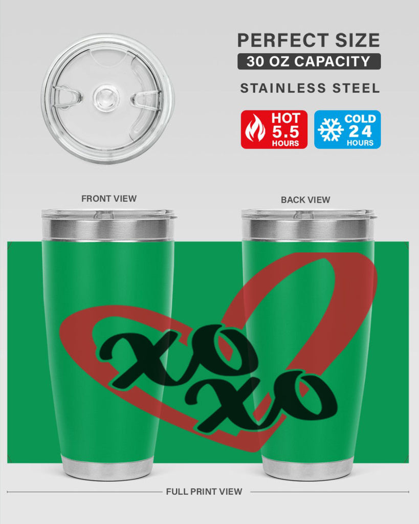 xoxo 11#- valentines day- Tumbler