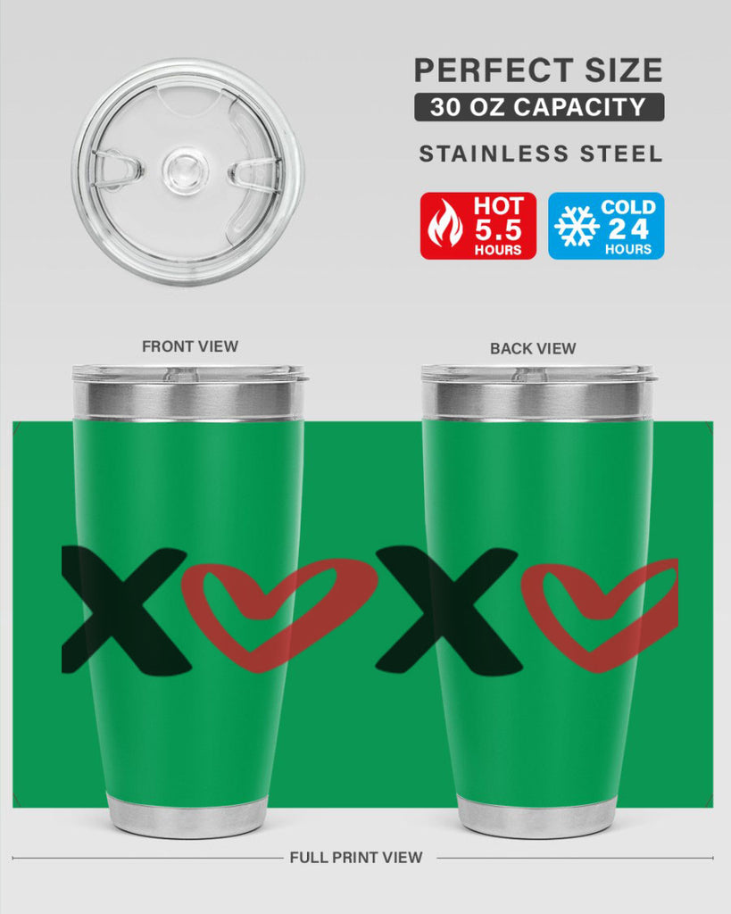 xoxo 12#- valentines day- Tumbler