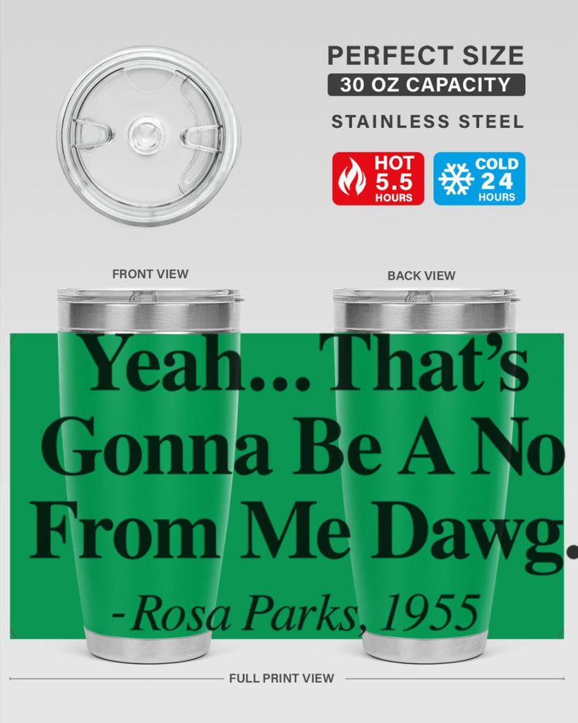 yeah thats gonna be a no from me dawg rosa parks 3#- black words phrases- Cotton Tank
