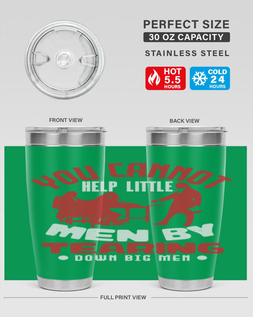 you cannot help little men Style 72#- Fourt Of July- Tumbler