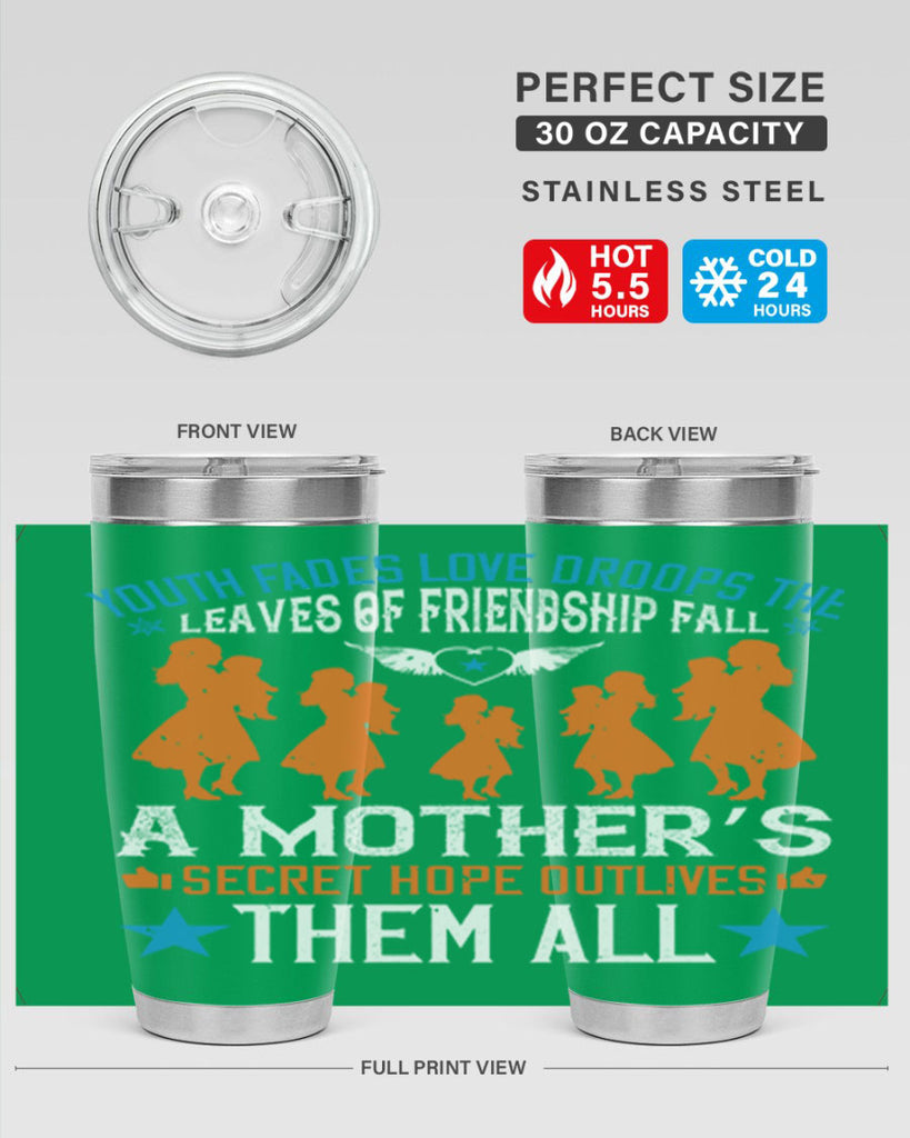 youth fades love droops 9#- mothers day- Tumbler