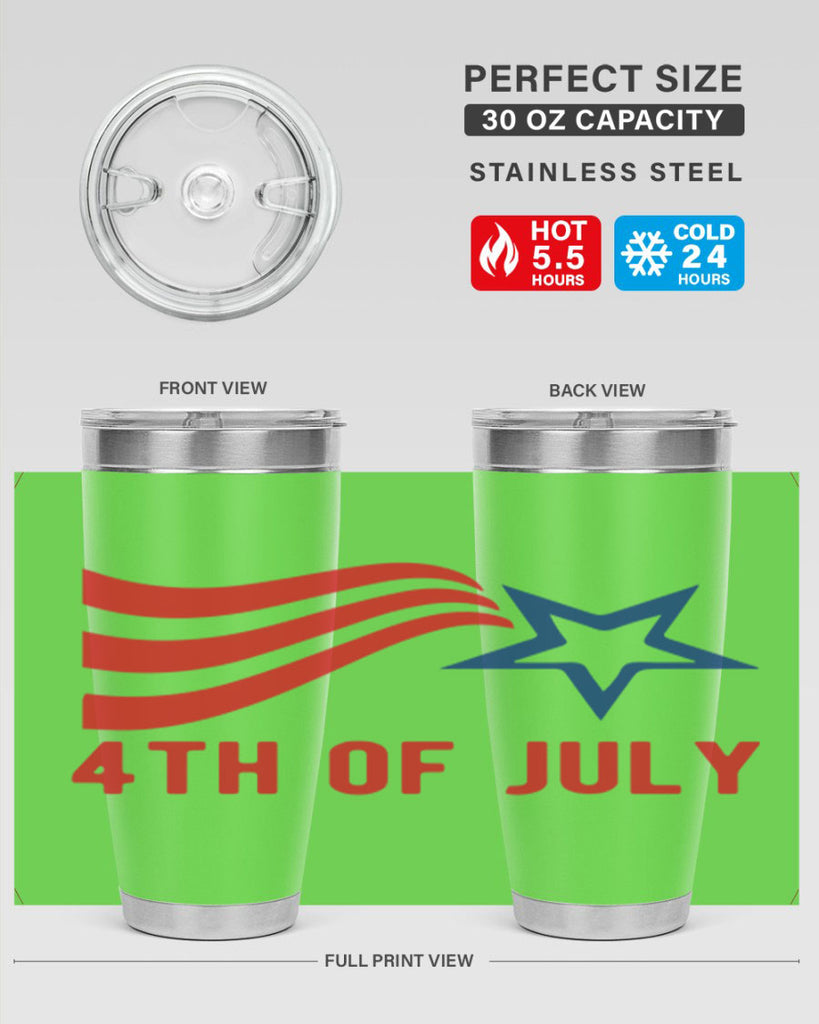 4th of July design Style 66#- Fourt Of July- Tumbler