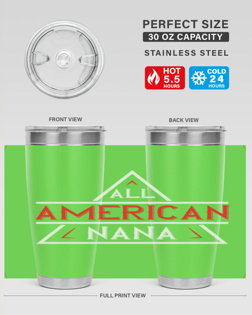 ALL american nana 37#- grandma - nana- Tumbler