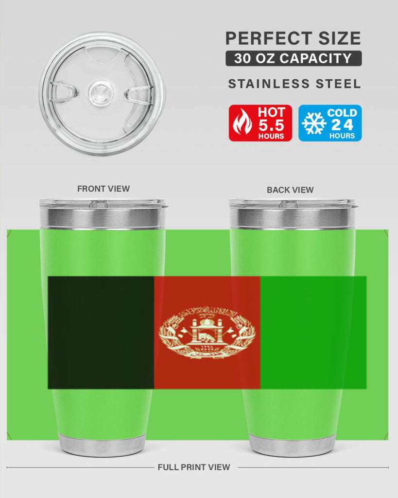 Afghanistan 197#- world flags- Tumbler