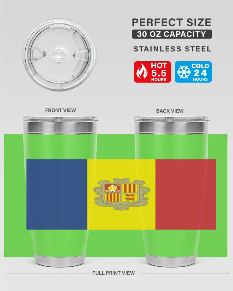 Andorra 194#- world flags- Tumbler