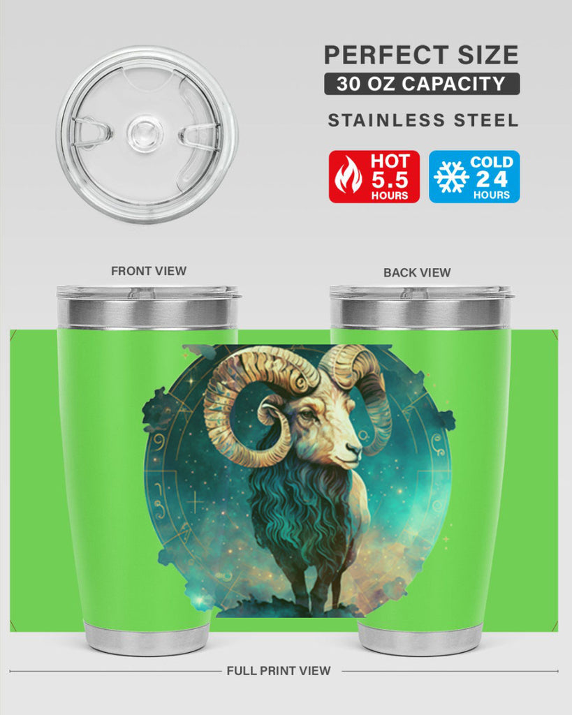 Aries 92#- zodiac- Tumbler