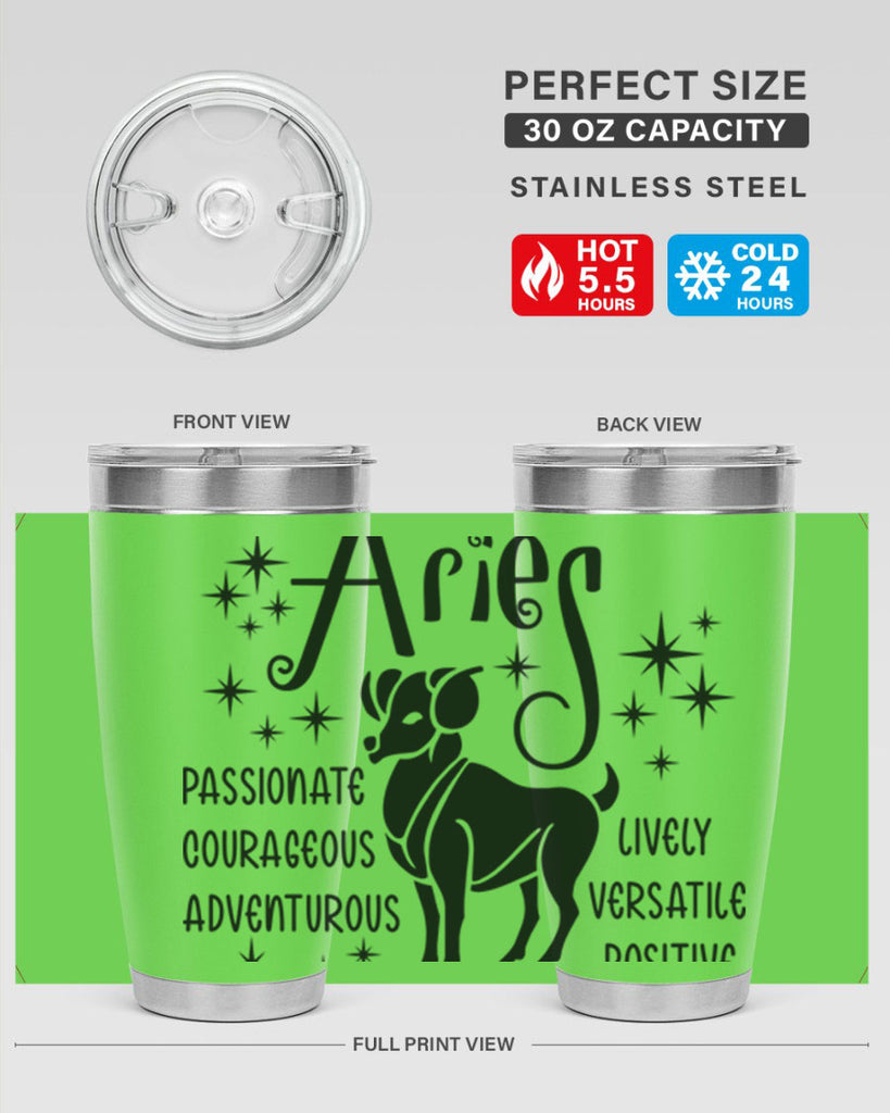 Aries 93#- zodiac- Tumbler